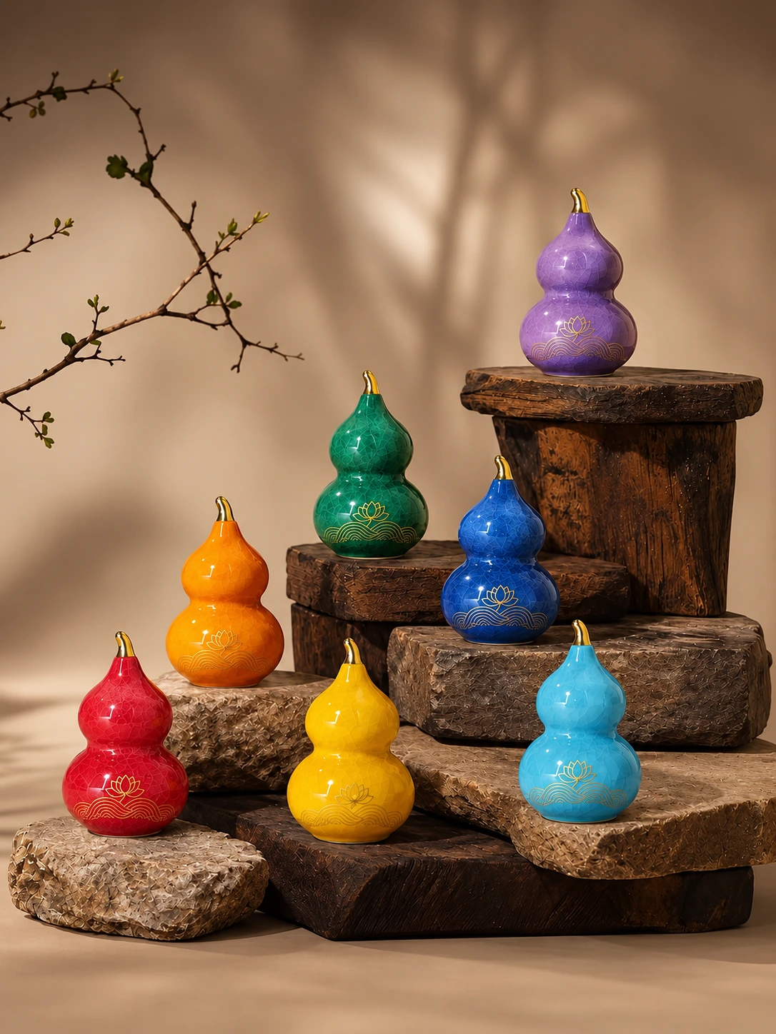 Seven-Colour Gourd Set